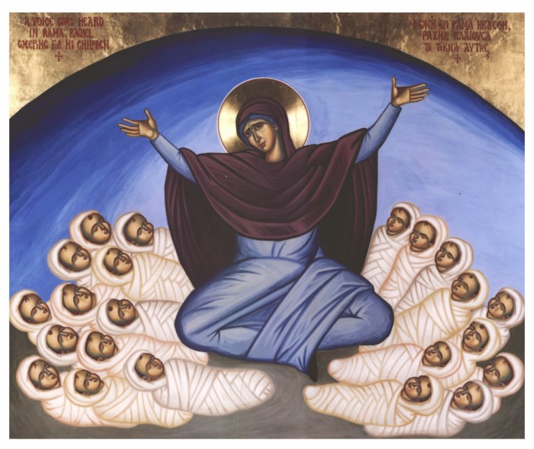 rachel weeping for her children icon